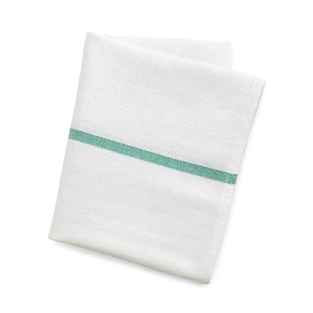 Medline Herringbone towel, 15x26in, 72PK MDTUT3C15GREZ